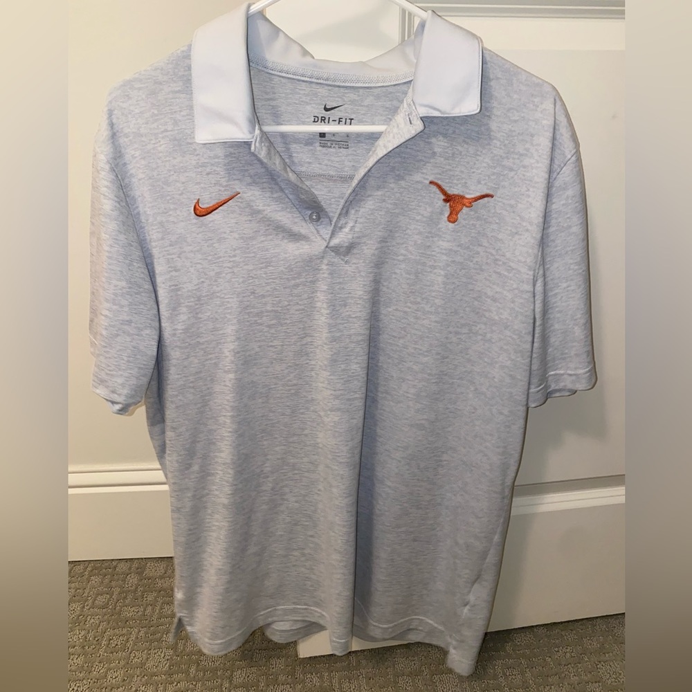 White Ash University of Texas Nike Polo